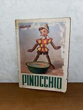 VINTAGE ALBUM FIGURINE PINOCCHIO COLLODI ALBUM DELL'ARTE Completo