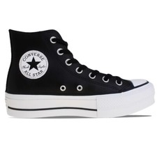 SCARPE CONVERSE CHUCK TAYLOR ALL STAR LIFT LEATHER HI TG 38 COD 561675C - 9W ...