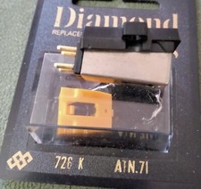 Testina AT71 con puntina in carbonio nuova, replica svedese per Audio Technica