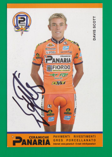 Cyclisme carte cycliste davis - carte,