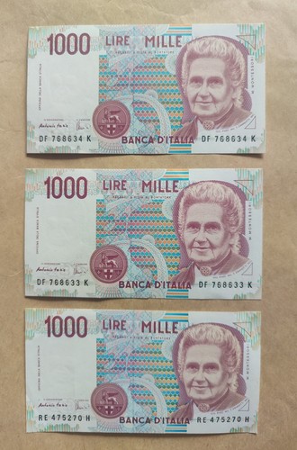 000 lire maria - 3, 1.000