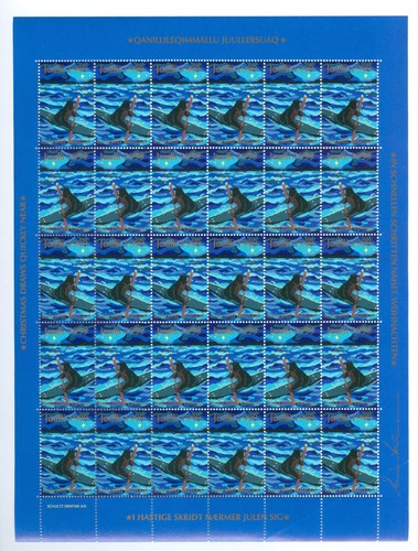 Groenlandia foglio mnh - groenlandia.,