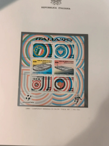 Repubblica 1990 foglietti