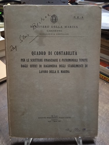 Libro regia marina ragioneria