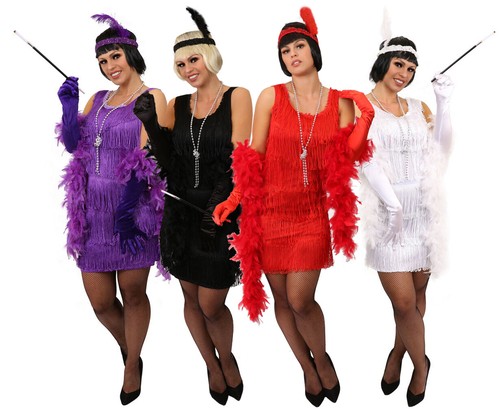 Abito flapper deluxe anni 20 - flapper,