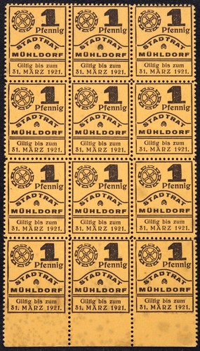 Mühlhausen 1920 blocco non - mÜhlhausen,