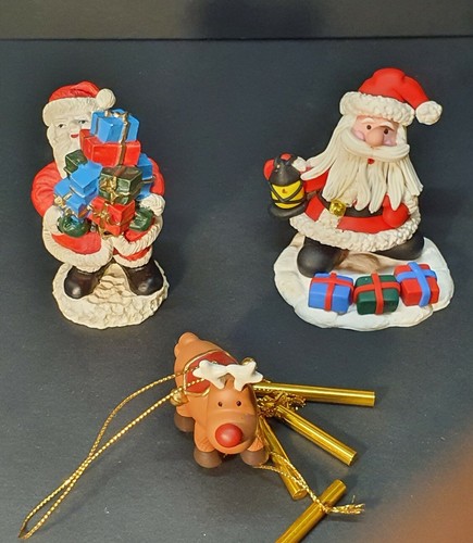 Statuine babbo natale renne - natale,