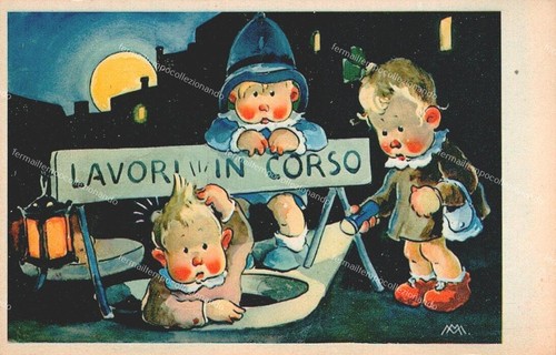 Ec716 cartolina bambini - cartolina,