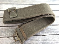 Cinturone canapa verde NATO anni '80/90 Esercito Italiano tg. II ottimo completo