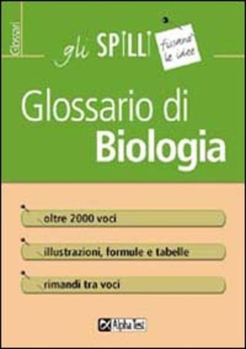 Glossario biologia - glossario, di