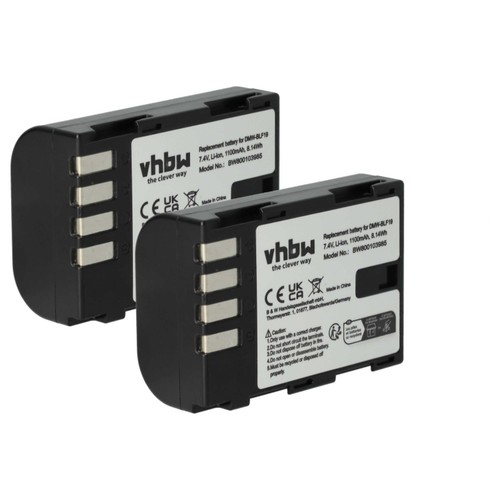 Batteria per panasonic - 2x,