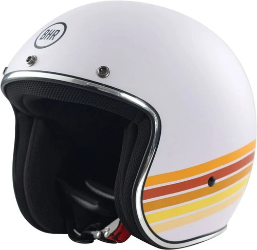Casco moto jet bhr vintage - jet,