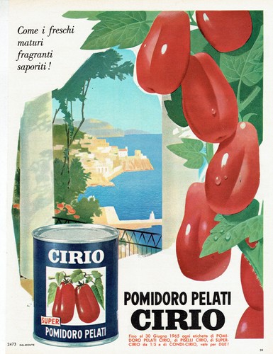 1965 cirio pomodoro - pomodoro, pelati