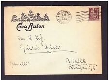 Busta Commerciale Bologna Distilleria Coca Buton Cognac 1946 KYA485