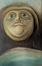 Quadro A Ritratto Triste Testa