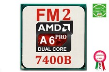 PROCESSORE SOCKET FM2+  AMD DUAL CORE A6 PRO 7400B  _  3,50 GHZ OEM CPU