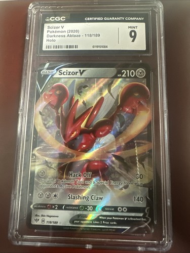 Scizor 118 189 cgc 9 - scizor, 118/189.