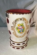 vaso cristallo di boemia