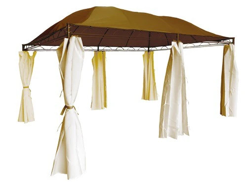 Gazebo barbados acciaio con - acciaio,