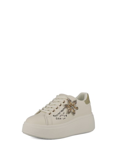 Sneakers stringate donna - , beige