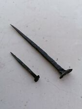 Antichi Chiodi Ganci In Ferro Battuto Per Travi, Attrezzi Antichi