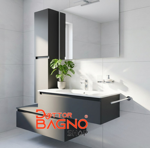 Mobile bagno moderno sospeso - bagno,