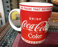 TAZZA DI CERAMICA COCACOLA MUG BOCCALE TERMICO RARITÀ