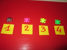 BORCHIE TESCHIO FLUO SET 10 PEZZI con vite FUCSIA GIALLO VERDE ARGENTO