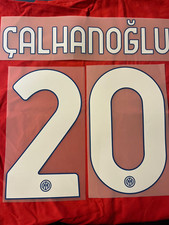 KIT CALHANOGLU 20 BIANCO X MAGLIA CALCIO INTER NUOVO