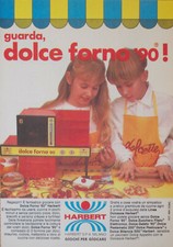 Pubblicità Advertising Italian Clipping 1987 HARBERT DOLCE FORNO