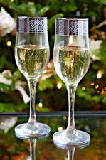 Set 6 bicchieri cristallo vino