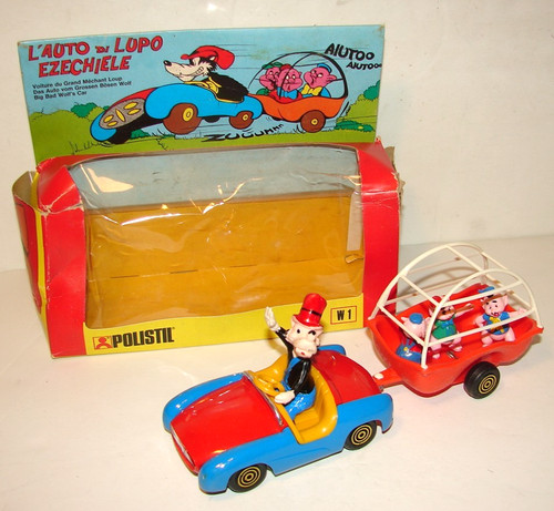 Polistil auto personaggio - w1,