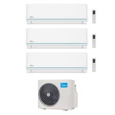 CONDIZIONATORE MIDEA TRIAL SPLIT EVOLUTION 9000+12000+12000 BTU INVERTER WIFI M3