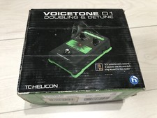 TC-Helicon VoiceTone D1 Pedale Effetti Vocali con Scatola Adattatore Ottimo FS