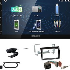 Autoradio Kenwood 2DIN DAB+ per Fiat Ducato dal 2006 piano black