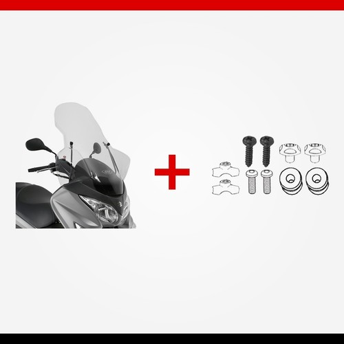 Givi 3106dt parabrezza - parabrezza, +