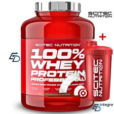 SCITEC 100% Whey Protein Professional 2350g Proteine Siero Latte Omaggio Shaker