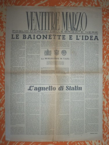 Ventitre marzo foglio - ventitre,