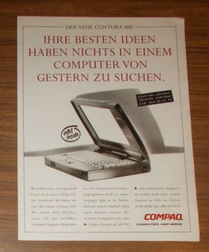 Rara pubblicità compaq - pubblicità,