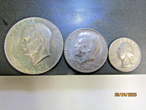 1974 set monete dollaro - 3,