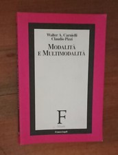 Carnelli , Pizzi Modalita' E Multimodalita' 2007 FrancoAngeli Ed