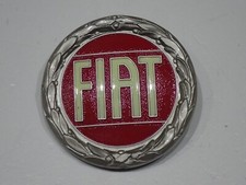 FIAT FREGIO STEMMA EMBLEMA LOGO CON ALLORO PER COFANO O BAULE (4)
