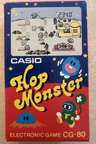 Casio hop monster gioco - hop, cg-80