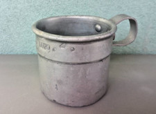 Antico BRICCO in ALLUMINO - QUARTO DI LITRO