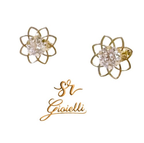 Orecchini punto luce oro - punto,