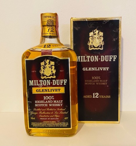 Milton duff glenlivet years - glenlivet, 12