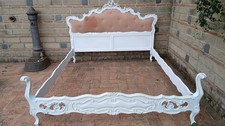 BELLISSIMO LETTO BAROCCO MATRIMONIALE, SHABBY