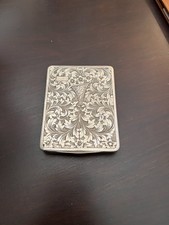 Porta Sigarette in argento Fine 800 CONTENITORE PER TABACCO