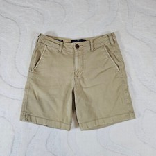 Pantaloncini chino Hollister uomo 28 pollici vita beige epic flex spiaggia preparazione vestibilità piatta davanti