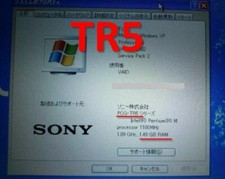(1 GB RAM) 1x1G SONY VAIO PCG